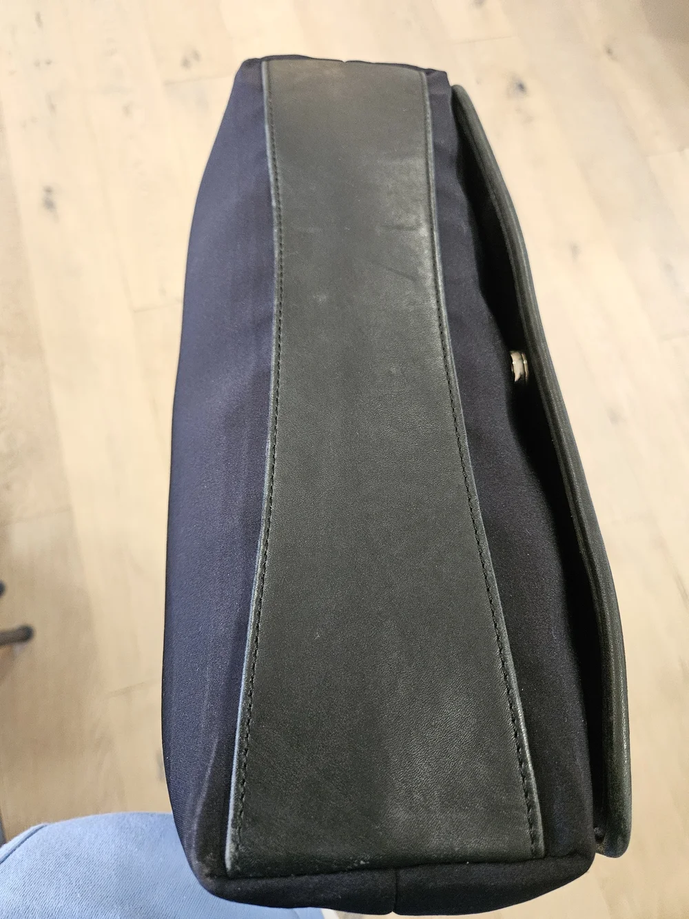 Coach Black Nylon & Leather Crossbody Messenger Bag - Style 6226